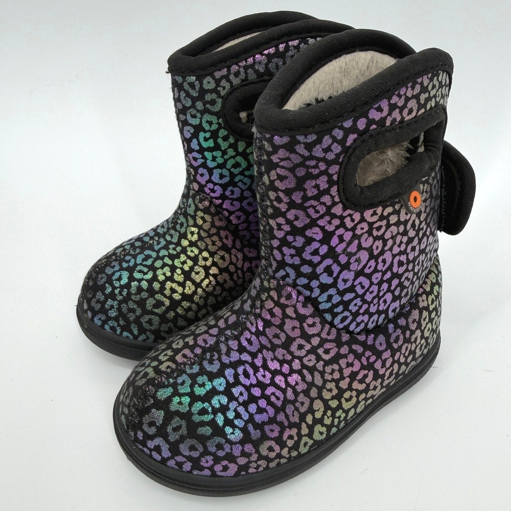 Bogs Baby Leopard Pull On Boots Sz 5